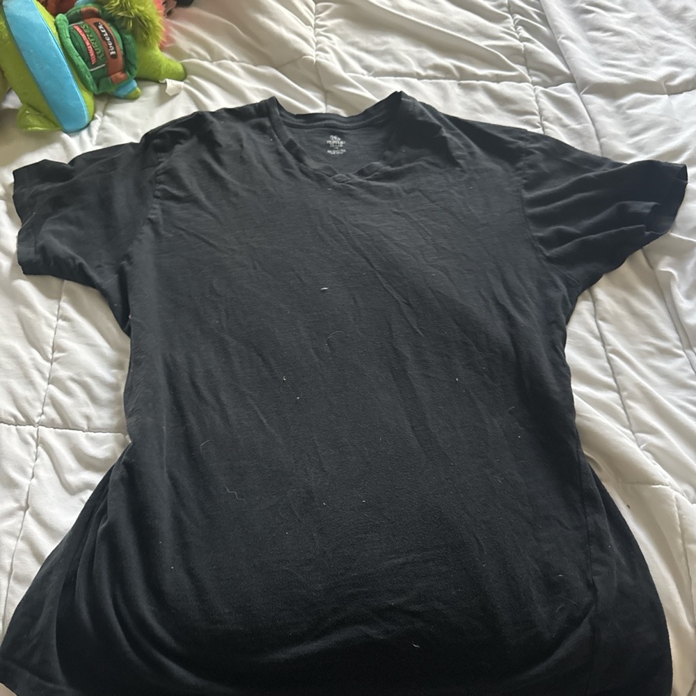Elegant Black Short Sleeve Women's Tee